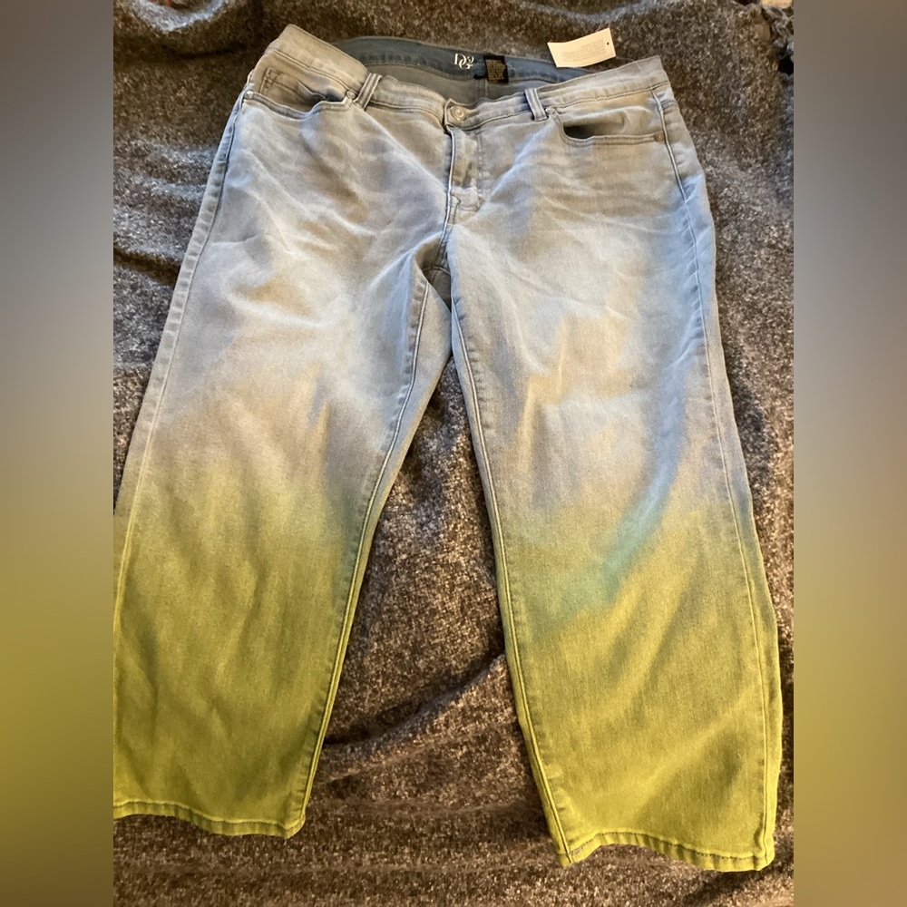 DG2 Dianne Gilman Blue Jeans skinny leg ombré 16PW